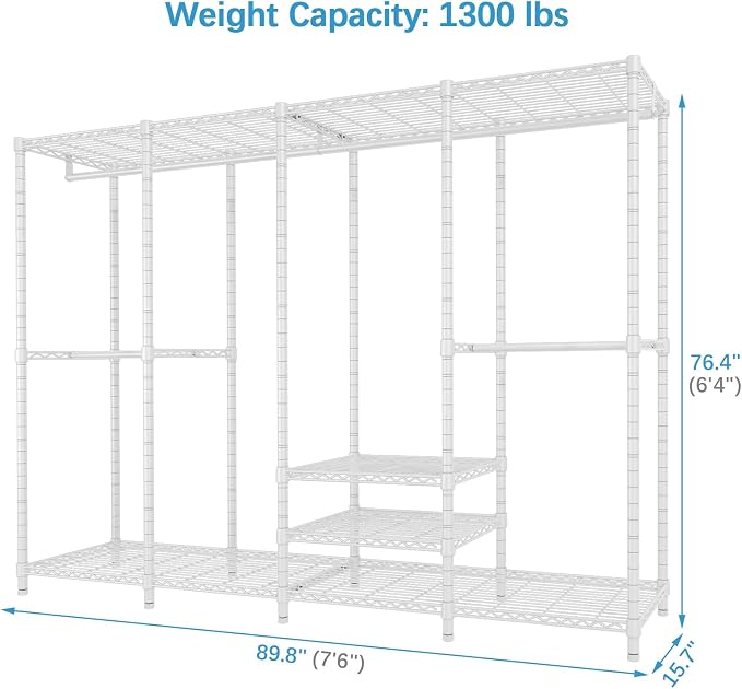 VIPEK V40 Plus Extra Large Clothes Rack Heavy Duty Clothing Rack - Image 4