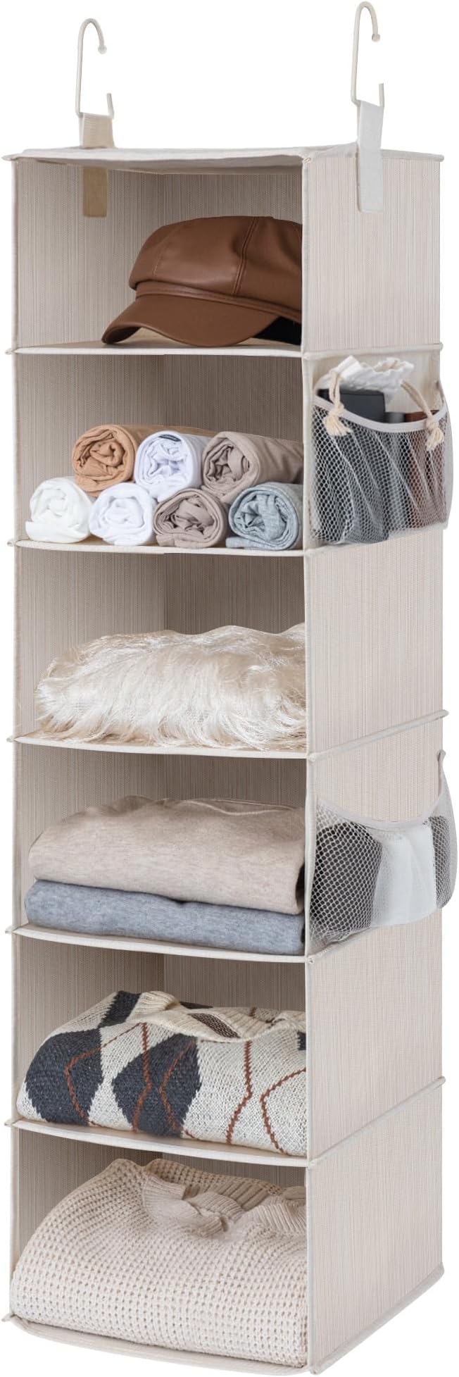 StorageWorks 6-Shelf Hanging Closet Organizer, Hanging Shelves by StorageWorks
