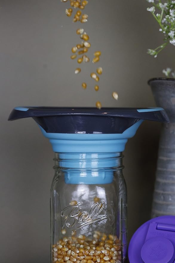 Kitchen Canning Funnel – Collapsible Silicone Food Funnel - Image 3
