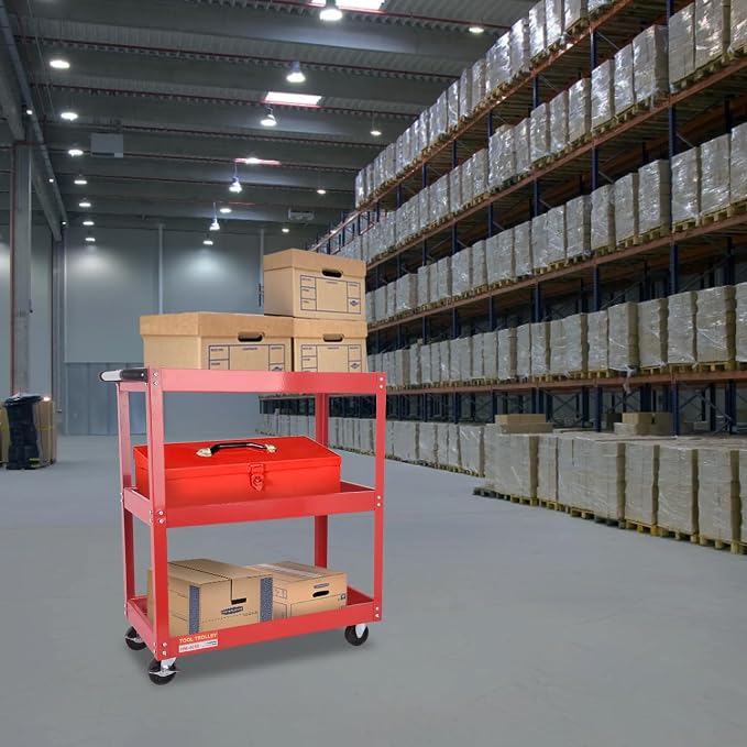 3-Tier Commercial Utility Cart - Image 6