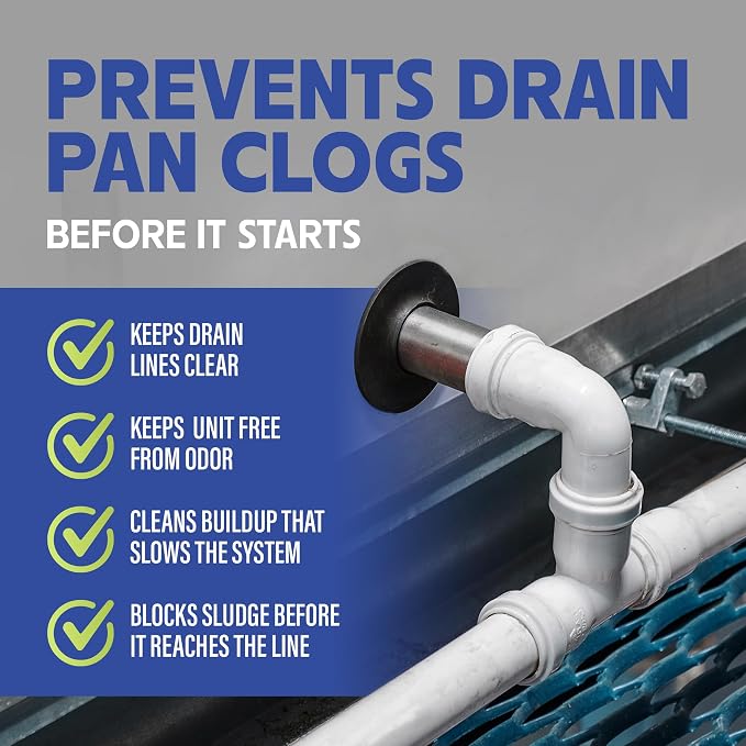 200 Tablets AC Drain Line Cleaner- No-Residue, Water-Soluble, Fast-Acting Pan - Image 2