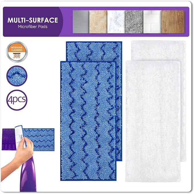 KEEPOW Reusable Mop Pads Compatible - Image 2