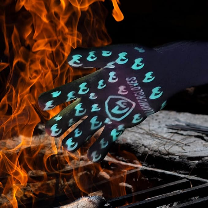 Grill Armor Oven Gloves 932°F Extreme Heat & Cut Resistant Oven Mitts - Image 3