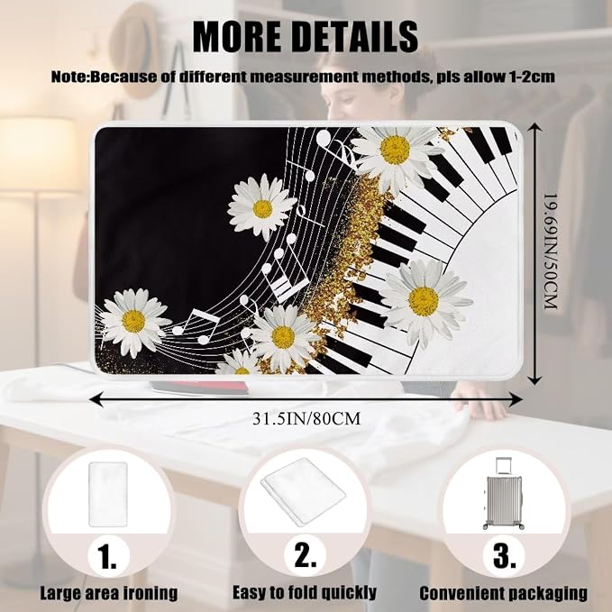 Music Ironing Pad Ironing Blanket Thick Travel Iron Pad Heat Resistant Ironing - Image 7