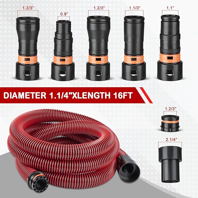 16FT Vacuum Hose Extension - Image 2