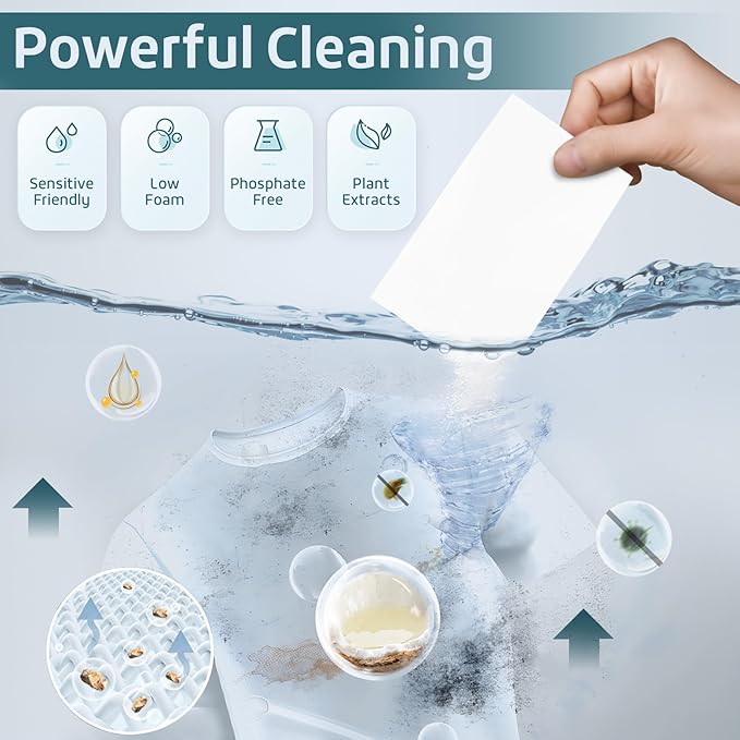 Poesie Laundry Detergent Sheets Fresh Linen Scent 160 Sheets 80 Large Loads - Image 4
