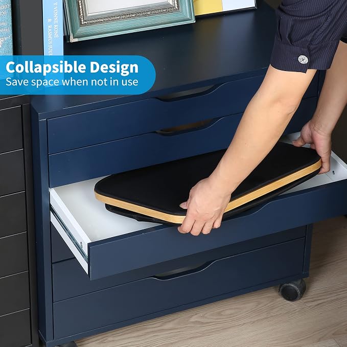100L Laundry Basket with Lid and Net Bag, Tall Laundry Hamper with Bamboo - Image 4