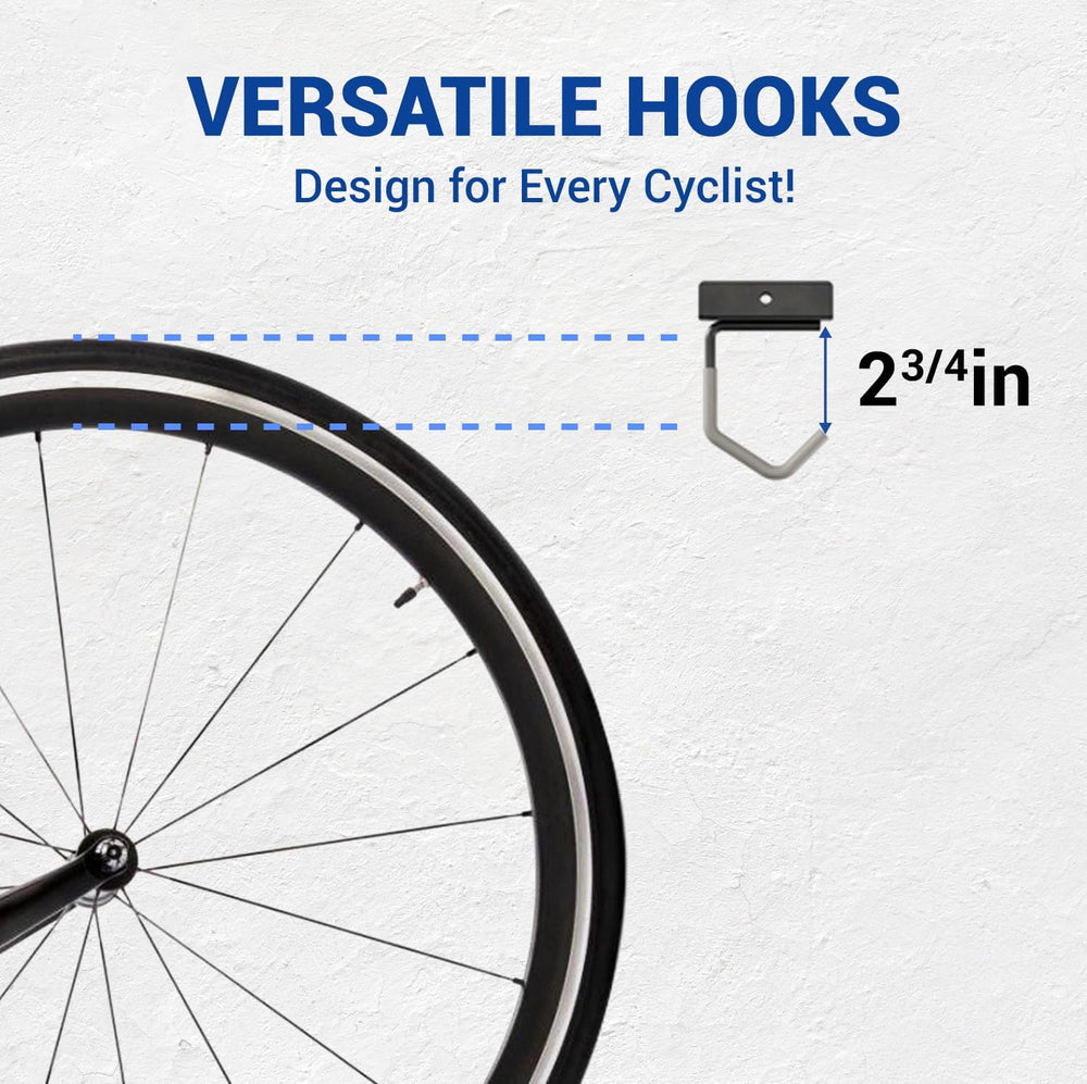 Yes4All Freestanding Bike Storage Rack, 300 Lbs 5 Levels Sturdy Steel Vertica...