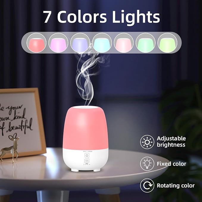 150ML Cordless Essential Oil Diffuser, Built-in 6000mAH Rechargeable Battery - Image 7