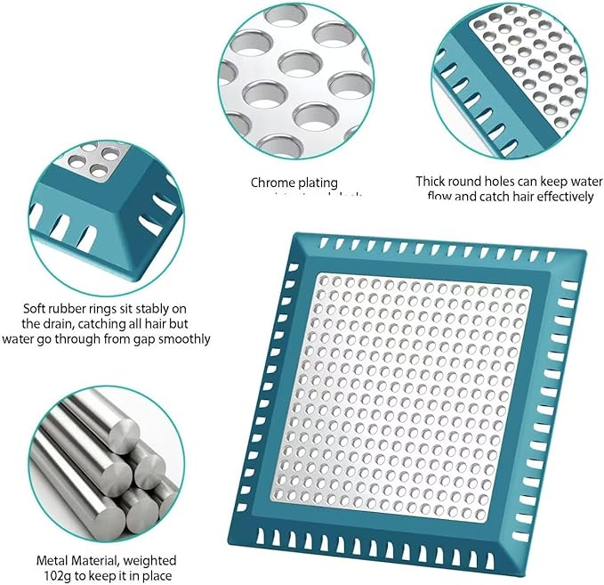 Hair Catcher/Drain Strainer/Shower Drain Cover - Image 3