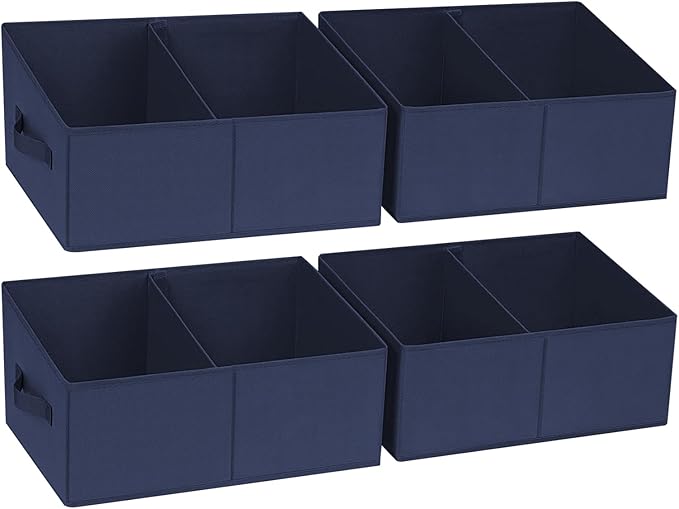 DIMJ Large Closet Shelf Organizer Bins 4 Packs by DiMJ