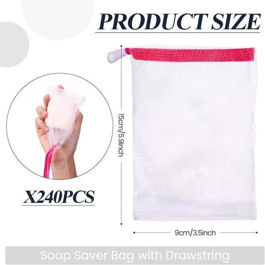 Hushee Soap Bag Bubble Mesh Bags Exfoliating Soap Pouch - Image 2