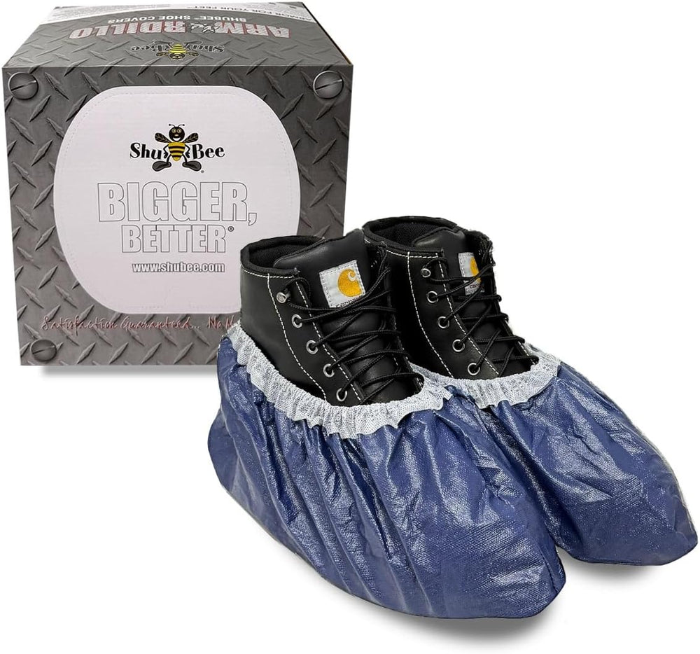 ShuBee® Armordillo Disposable Boot and Shoe Covers, Tough Tread® Technology, ...