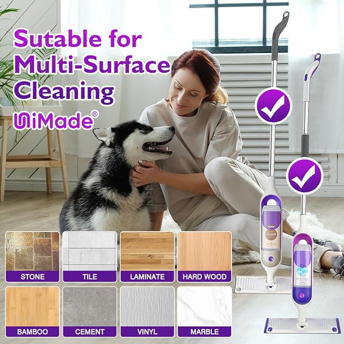 Reusable Mop Pads for Swiffer PowerMop, 8 Pack Microfiber Mop Pad Refill - Image 6