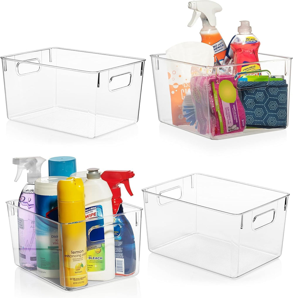 ClearSpace Clear Plastic Storage Bins – Pantry Organizers & Storage Conta...