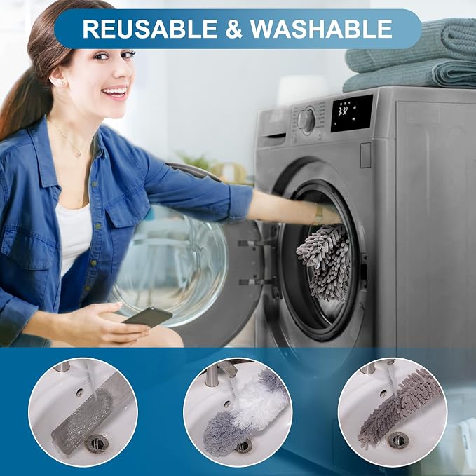 Microfiber Duster, Reusable Bendable Dusters, Washable Lightweight Dusters - Image 6