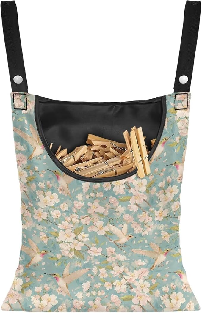 Clothespin Bag, Hanging Laundry Bag, Clothes Lines by Unknown