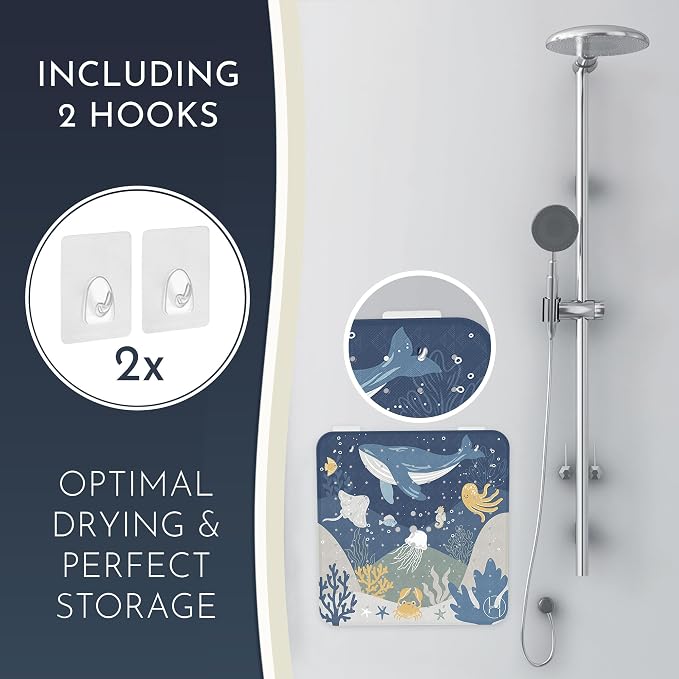 Homerella Anti Slip Shower Mat | Anti Mold Non Slip Bathtub Mat - Image 3
