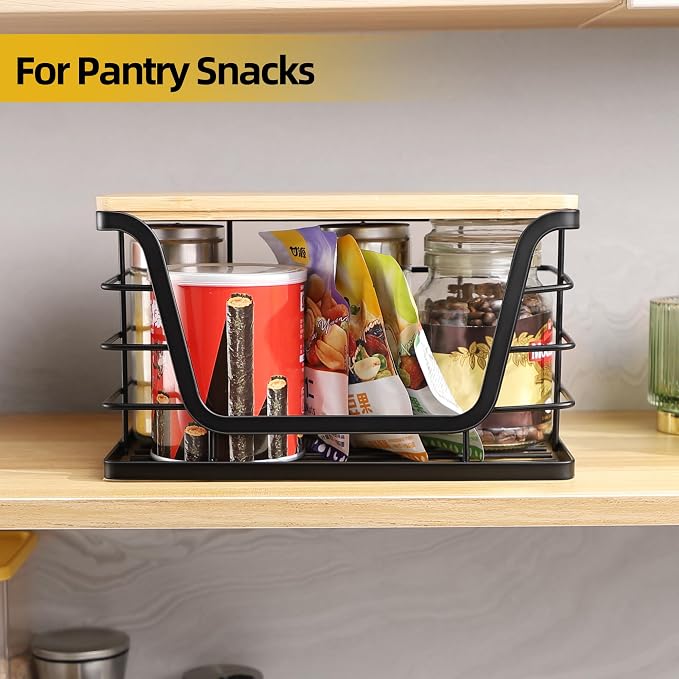 ALOCEO Small Wall Basket, Stainless Steel Adhesive Cabinet Door Organizer - Image 7