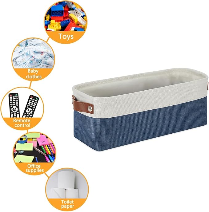 DULLEMELO Narrow Storage Basket, Toilet Paper Basket - Image 4