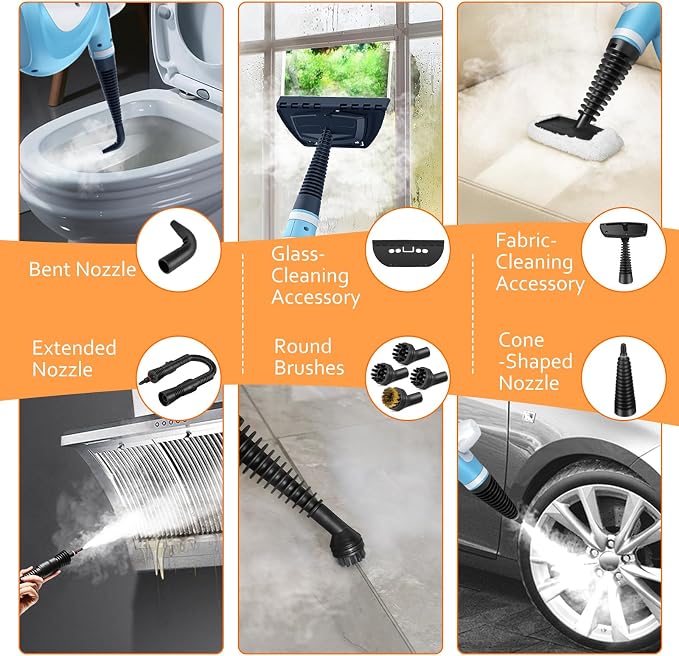 Pressurized Handheld Multi-Surface Natural Steam Cleaner - Image 5