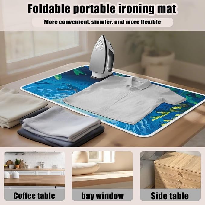 Ironing Mat Portable Iron Pad Magnetic Cover and Padding - Image 6