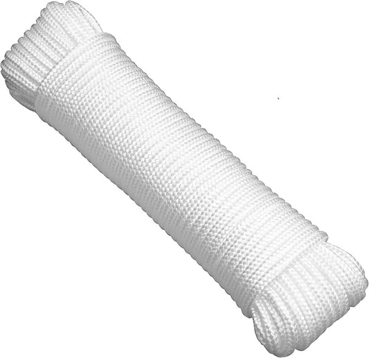 Gardzen 72' x φ1/4" White Rope, UV Resistant Rope by Gardzen