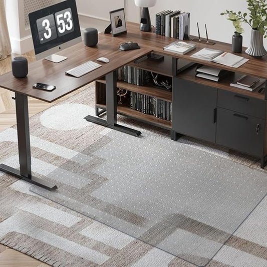Azadx Chair Mat for Carpet 60"x 36" Large Chair Mats for Carpeted Floors by Azadx