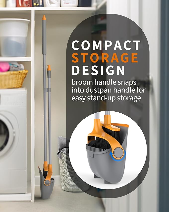 MR.SIGA Broom and Dustpan Set - Image 7