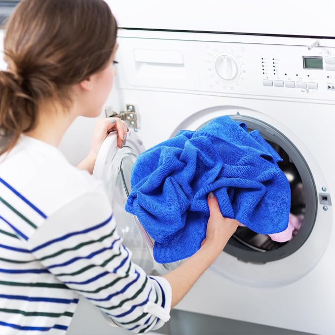 Tanlade Microfiber Cleaning Cloth Cleaning Rags Reasonable Kitchen Towels - Image 6