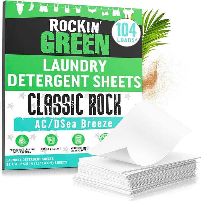 Rockin' Green Travel Laundry Detergent Sheets by RockinGreen