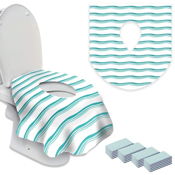 20 Extra Large Toilet Seat Covers Disposable by AlfaDeal