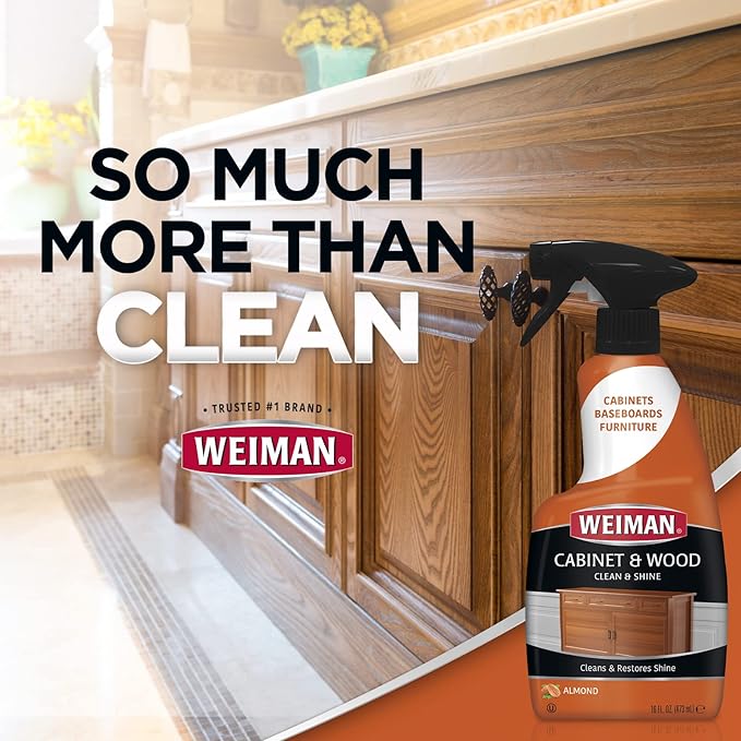 Weiman Cabinet and Wood Cleaner, Clean and Protect Spray - Image 6