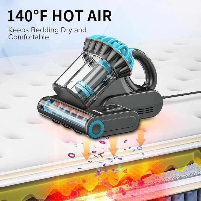 Belife M8 Mattress Vacuum Cleaner, 18Kpa 550W Bed Cleaner - Image 4