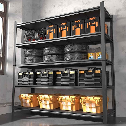 48.2" W Garage Shelving 3000LBS Storage Shelves Heavy Duty Garage Storage by Howzone