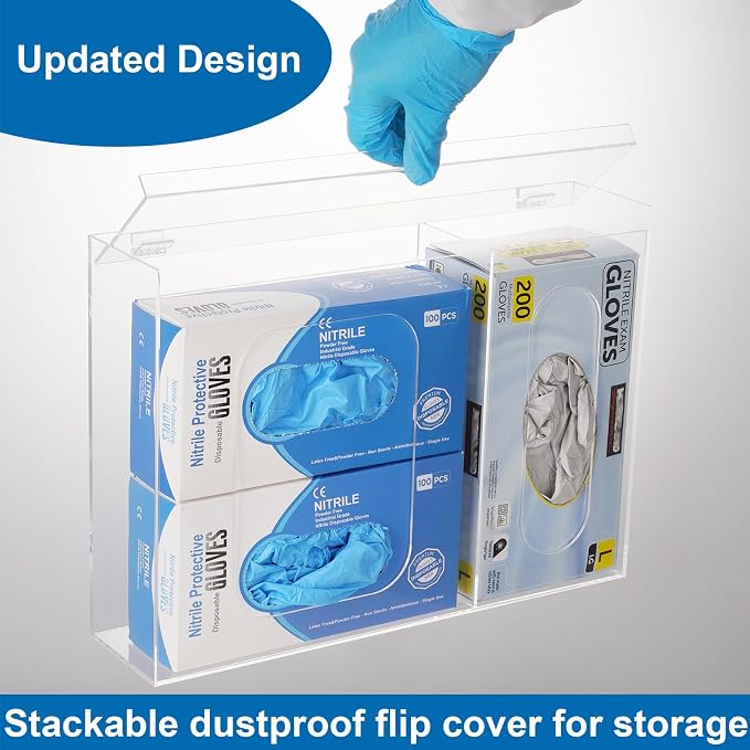 SEANADO Acrylic Disposable Glove Holder - Image 3