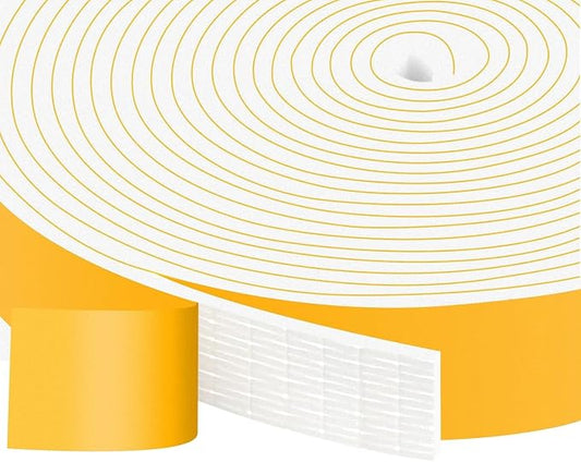 Weather Stripping Strong Adhesive 1 inch x 1/8 inch Weather Stripping Door Seal by Trisiki