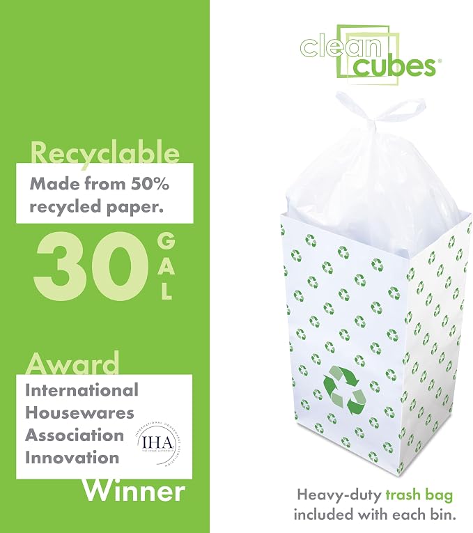 30 Gallon Disposable Pop-Up Trash Cans - Image 4