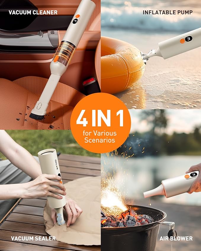 OXILAM 4 in 1 Car Vacuum - Image 2