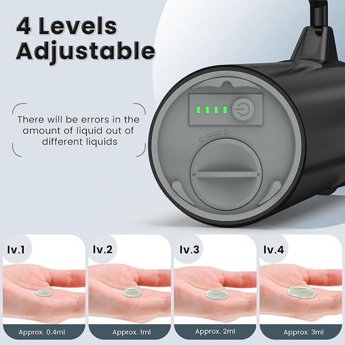 Automatic Soap Dispenser Touchless 11.8oz/350ml Four-Level Adjustable Dispenser - Image 4