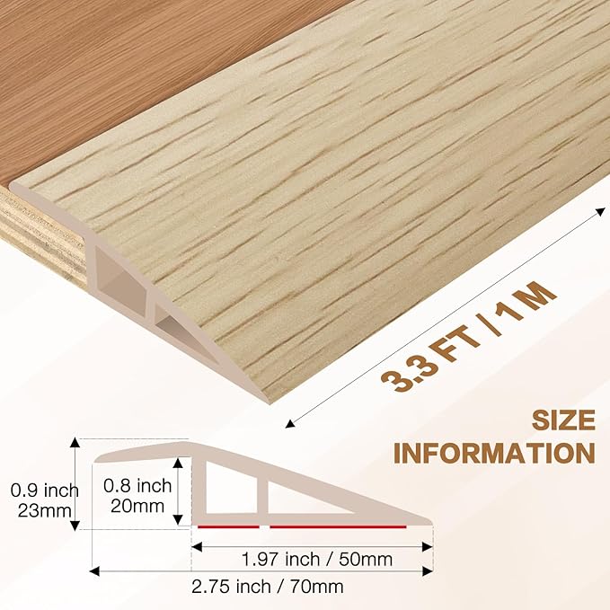 Floor Transition Strip Vinyl Door Threshold Ramp Self Adhesive Carpet Edging - Image 7