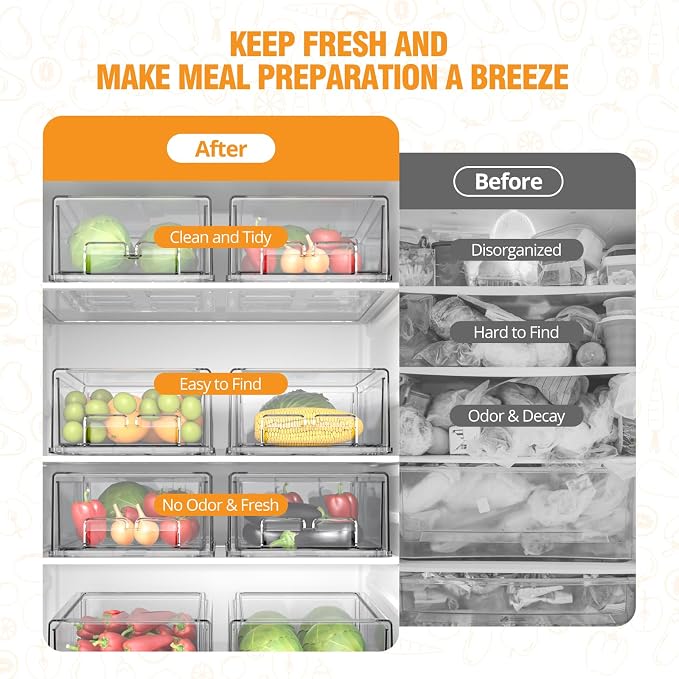 2 Pack Stackable Storage Drawers - Image 5