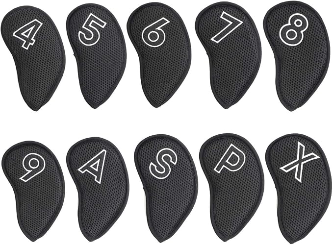 Montela Golf Iron Covers, Golf Iron Head Covers Mesh Golf Iron Covers Set 10pcs - Image 7