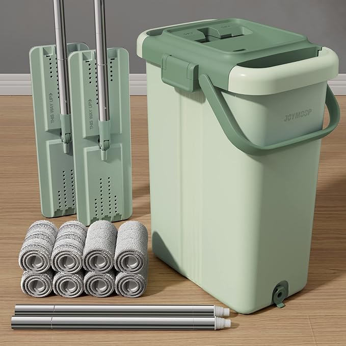 JOYMOOP Mop and Bucket with Wringer Set by JOYMOOP