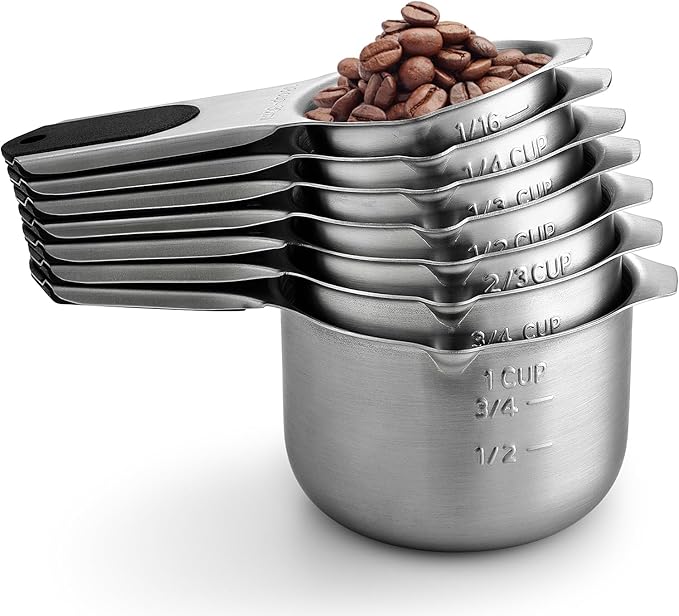 Spring Chef Magnetic Stainless Steel Measuring Cups, Kitchen Tools - Image 9