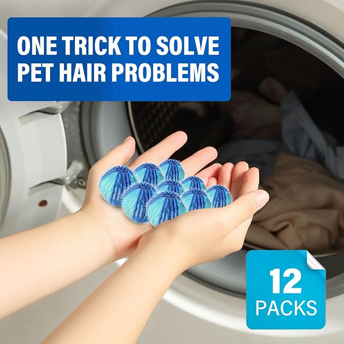 Pet Hair Remover for Laundry, Reusable Lint Traps for Washing Machine Hose - Image 6