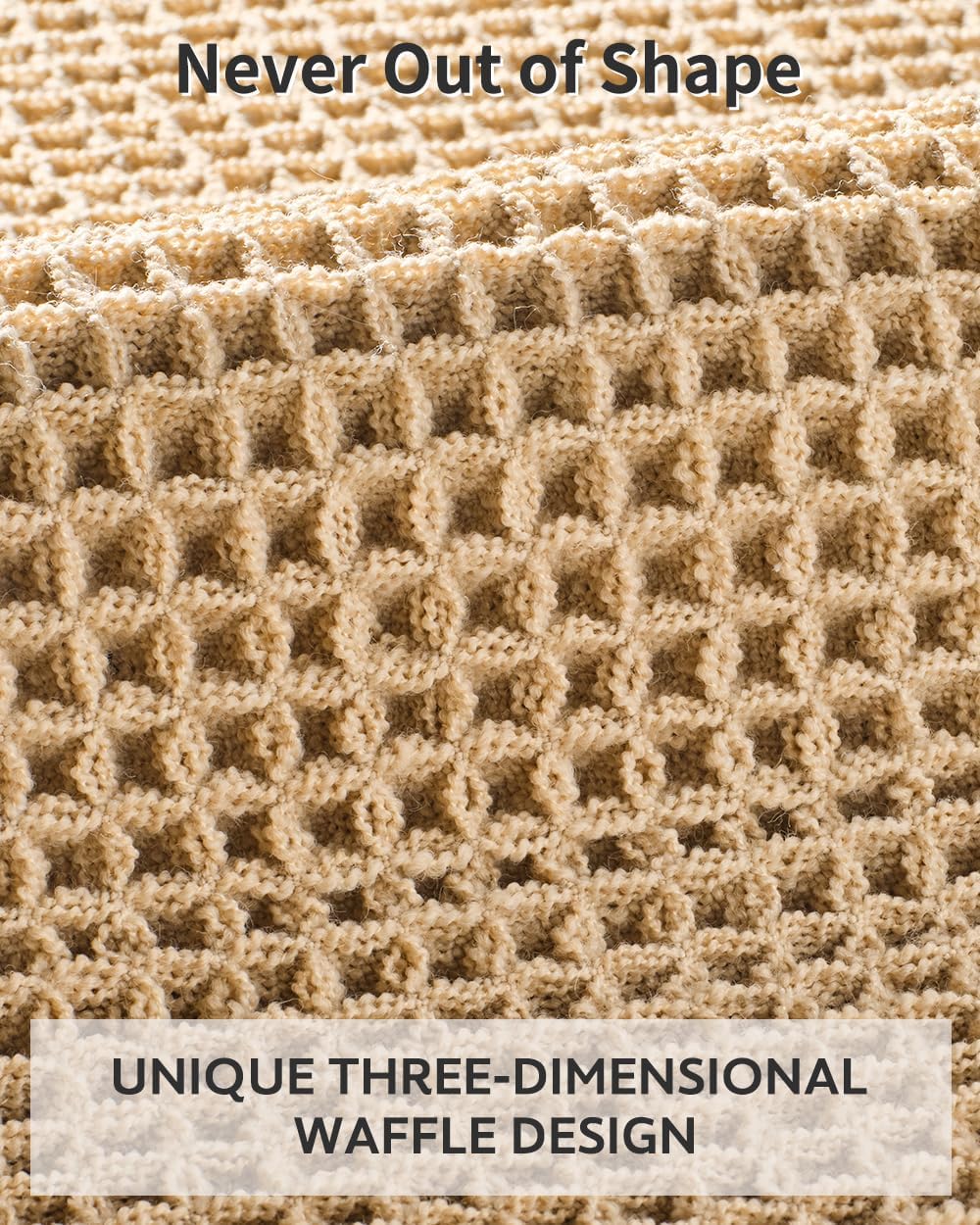 tchdio Waffle Bath Mat Rug, Super Absorbent Non Slip Bath Mats Ultra Soft Bathmat Machine Washable Bathroom Rugs with Tassels, Bath Rugs for Bathroom Floor Beside Tub, 17" x 24", Brown