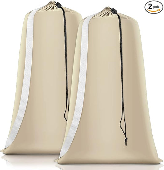 Heavy Duty Laundry Bag 2 Pack XL Nylon Laundry Bags by Coomeelaundrybag