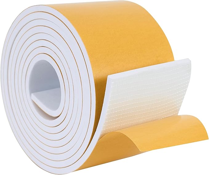 High Density Foam Weather Stripping Door Seal Strip Insulation Tape Roll by DualplexTalvania