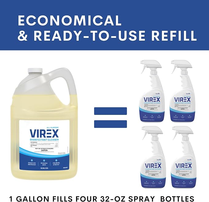 VIREX CBD540557 All Purpose Disinfectant Cleaner - Image 8